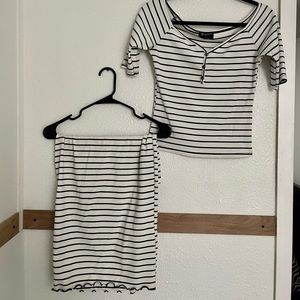 2 piece skirt set